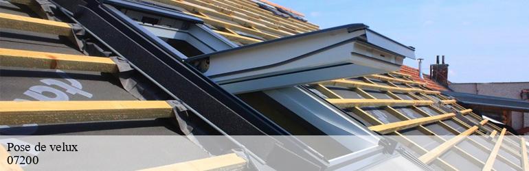 Pose de velux  ailhon-07200 Landi Francois